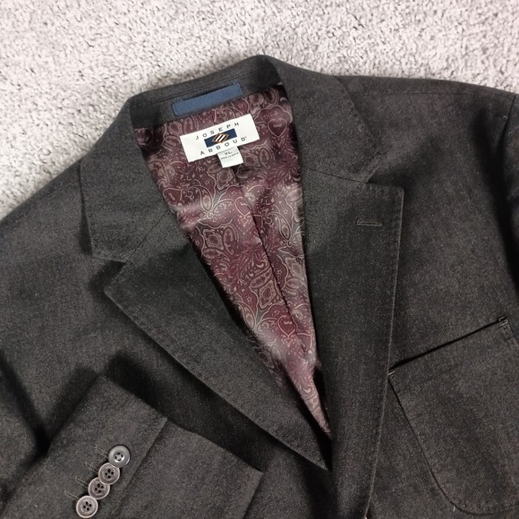 Joseph Abboud Other - NEW Joseph Abboud 44R Brown Herringbone Patch Pockets Cotton Mens XL Blazer NWT